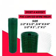 3ft x 40ft PVC‑Coated Galvanized Wire Mesh – Green BRC Netting / Dawai Jaring Tahan Karat