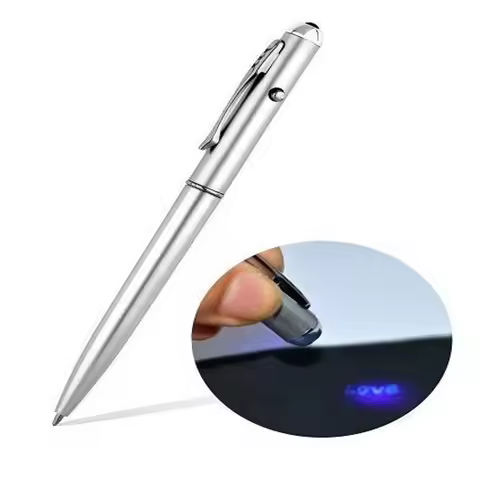 Invisible Ink Pen Funny Pen 2 in1 Invisible Ink Magic Security Handwriting Secret Message Pen With U