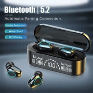 【Hot deal】 Tws Bluetooth 5.2 Earphones Large Charging Box Wireless Headphones 9d Stereo Sports Noise Reduction Earbuds Headsets 2022 New