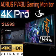 GIGABYTE AORUS FV43U 144Hz 1ms 4K UHD HDR1000 Gaming Monitor(3y), FV43U