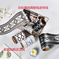 自粘3D立体PVC客厅墙面装饰腰线踢脚线厨房卫生间防水防潮美缝条Kitchen Waterproof Strip, Grout Sealant, Sink Waterproof and Anti-mo