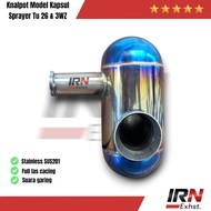 MESIN Thailand Racing Exhaust for TU 26/3WZ Sprayer Engine Capsule Bottle Type