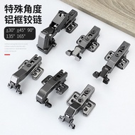 165 Degree Minimalist Aluminum Frame Glass Door Hinge Negative 30 Degree Door Hinge 45 Degree 90 Deg