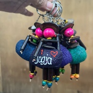 GANTUNGAN Colorful Kluwak Keychains 1 kodi (20pcs) Doll Souvenirs By Typical yogyakarta