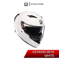 Helmet AGV K3/MONO SETA WHITE