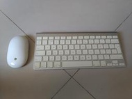 二手商品  Apple iMac原廠配件 無線巧控鍵盤(A 1255) + 無線巧控滑鼠(A 1197)