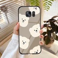 Softcase Kaca Glossy Samsung S7 Edge S7 S7 Flat -Kesing Motif Lucu - Kesing Hp Samsung - Kesing HP G