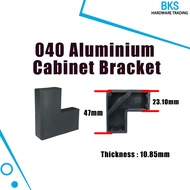 040 Cabinet Door Corner Bracket L-shaped Plastic Bracket (for aluminium frame use) L Bracket