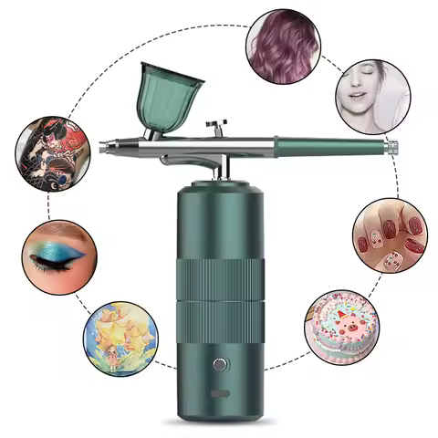 High Pressure Nano Oxygen Injector Multi-Function Household Spray Tattoo Spray Gun Face Humidifier U