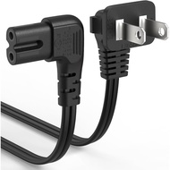 Kabel Kuasa TV 12Ft untuk Samsung LG Sony Insignia TCL Roku Sharp Toshiba 2 Prong 7A 125V Ac Power C
