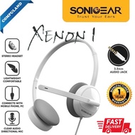 SonicGear Xenon 1 Stereo Wired Headphone with Microphone | 3.5mm Portable Light Weight | 1 Year Warranty
