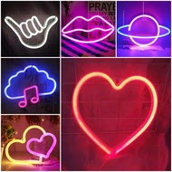 「 YUYANG Lighting 」 Lights Led Signs Battery Usb Powered Neon Light Wall Decoration - Sign Aliexpress