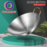 Wok Onomane Gg Gold 28cm C485-28 | Frying Pan/Skillet/Frying Pan Onomane stainless Thick