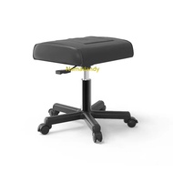 Chair Stool Office Foot Rest Office Stool Sofa Leg Rest with Height Adjustment and Wheels Leg Tiredn