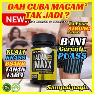 ADAM-MAXX-KEMBALIKAN KEKUATAN SENJATA LELAKI 7X STRONG Extract Pure Herbs Capsule Originals Berdafta