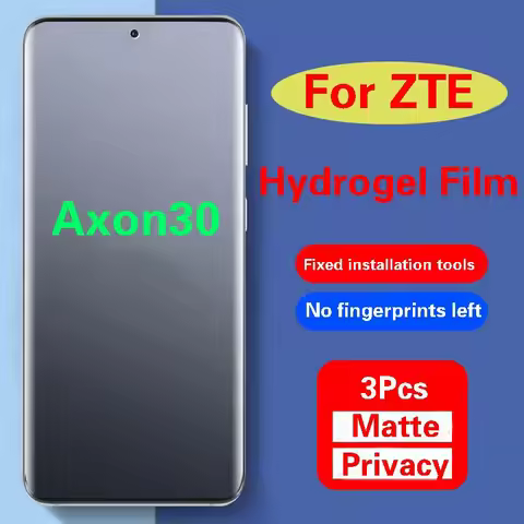 Axon30Ultra Matte Screen Protector For ZTE Axon 30 Ultra Privacy Hydrogel Film Axon30Pro Antipeeping