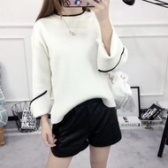 Imported Blouse - 42196 Loose Rib Loose Top