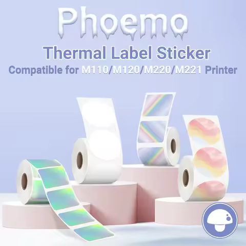 Label Printer Sticker for Phomemo M110 M220 M221 M120 Mini Portable Printer Thermal Label Printer St