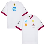 Racing Team Men Women Short-Sleeved T-Shirt Ferrari F1+F1+Racing Jersey Summer