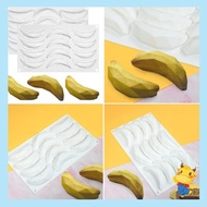 be&gt; 12-Cavity Mini Banana Silicone Mold DIY Mousse Cake Baking Mold Nonstick