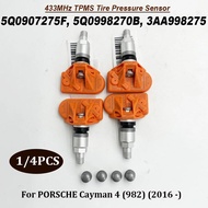 1/4PCS 5Q0907275F 5Q0907275 TPMS 433Mhz Tire Pressure Monitor Sensor 5Q0907275B 3AA998275 5Q0998270 