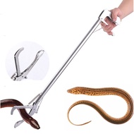 Reptile Grabber Snake Clamp Penangkap Ular Stainless Steel Snake Catcher Snake Tong Pengepit Hiking 