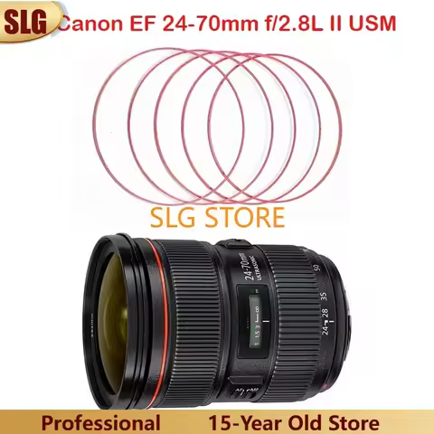 New For Canon EF 24-70 mm 24-70mm f2.8L II USM / 24-105 mm 1:4 L F/4L IS USM Lens Red focus Ring Lin