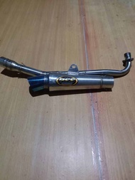 knalpot racing bss segi 6 ujung blue jupiter vega c70 Supra karisma revo absolute Blade creption Ast