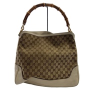 GUCCI handbag handbag_Diana_GG canvas BEG Direct from Japan Secondhand