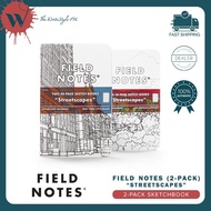 Field Notes Streetscapes Notebook [Set of 2] Sketch Book