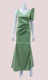 A.MI.HAN. WOMEN PUFF SLEEVE FILIPINIANA/ELEGANT Long /wedding/debut/formal event/casual Ladies Gown 