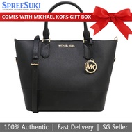 Michael Kors Handbag In Gift Box Crossbody Bag Sling Trista Large Grab Black # 35H8GT7T3UD1