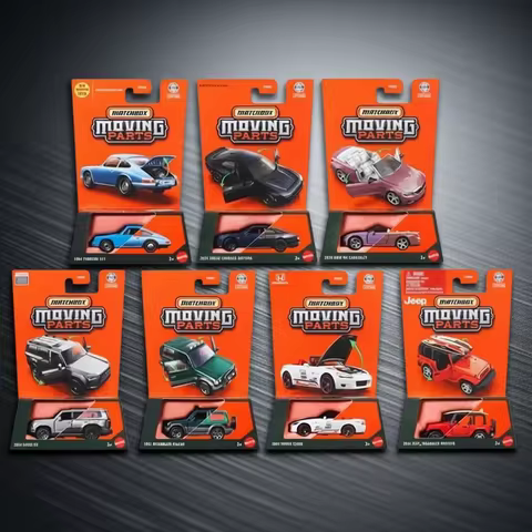 Matchbox FWD28-J Moving Parts Series, BMW M4 Porsche Lexus Honda S2000 Mitsubishi Pajero, 1:64 Dieca