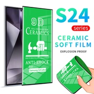 【HD】Samsung Galaxy Note 20 10 Ultra Plus S24 Ultra S23 S22 S21 S20 Plus Full Cover Soft Ceramic Screen Protector Film