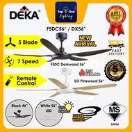 🔥HOT🔥DEKA KRONOS F5DC 56'' | DEKA DX56 / NSB FD693 56'' TURBO DC Ceiling Fan with Remote 9 Speed 家用风扇 / Kipas Siling