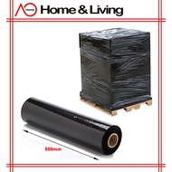 AO Home Black Stretch Film 500mm x 2.2kg x 1 roll [0.2kg core] Wrapping