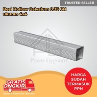 Besi Hollow Galvalum 0.35 GN 4x4 | Hollow 0,35 Galvalum 40x40 4x4 / Hollow / Holo / Rangka Hollow Gypsum / Rangka Holo