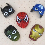 Halloween Mask Boys Girls Children Cartoon Anime Column Optimus Spiderman Hulk Glowing Captain American Bat