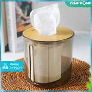 TaffHOME Round Toilet Paper Container Plastic - E28