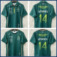 Aston Martin Aramco Cognizant F1 2025 Fernando Alonso Team Driver T-Shirt 1:1