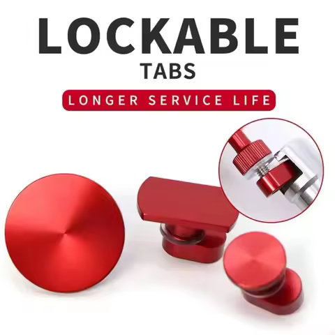 3pcs Aluminum Alloy Car Body Dent Removal Pulling Tabs Dent Remove Puller Tabs Auto Dent Repair Tool