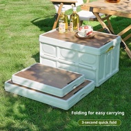 Outdoor camping folding storage boxes, camping car trunk storage boxes, household boxes