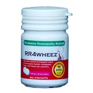 RR4WHEEZ, UBAT MELEGAKAN BATUK DAN SESAK NAFAS PRODUK HOMEOPATHY 60 BIJI TABLET.