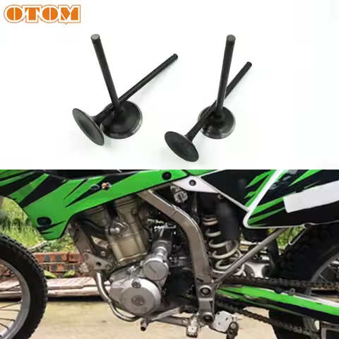 OTOM For KAWASAKI KLX 250 250R Loncin YF300 SUZUKI Motorcycle Intake & Exhaust Valve Stem Kit Pit St
