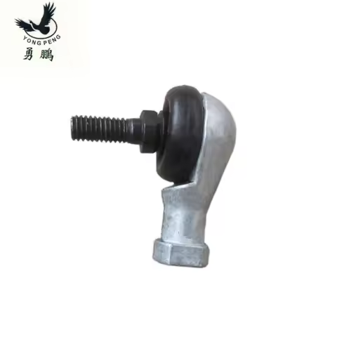 4pcs SQ6-RS Connector shape Ball head pole end Joint bearing Rod End Right hand Bore 6mm M6 Male Ste