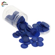 chulisia 100pcs/pack ABS Plastic 0.9" Bingo Game Poker Chips Casino Tokens Fun Toys