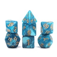 7 Dice Clear Sky Dice Set - DND Dice - Dungeons & Dragons