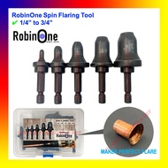 (5PCS) ROBINONE SPIN FLARING TOOL / SPIN FLARE TOOL / SPINNING FLARE COPPER TOOLS DRILL 1/4 3/8 1/2 