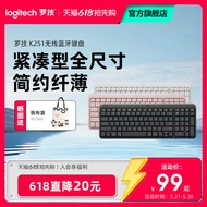 Logitech K251 Bluetooth Keyboard Notebook Apple ipad Universal Wireless Keyboard Mouse Set Girls Off