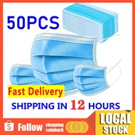 50PCS Disposable Masks Mouth Face mask Adults Non-wove Filter Non Medical Surgical Mask